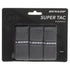 Super Tac - Sobregrips de tenis (paquete de 3), color negro