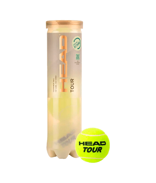 Lata de pelotas de pádel HEAD Tour (x4)