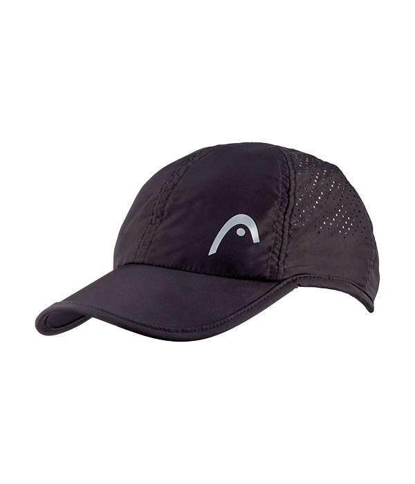 Gorra HEAD Pro Player negra 2024