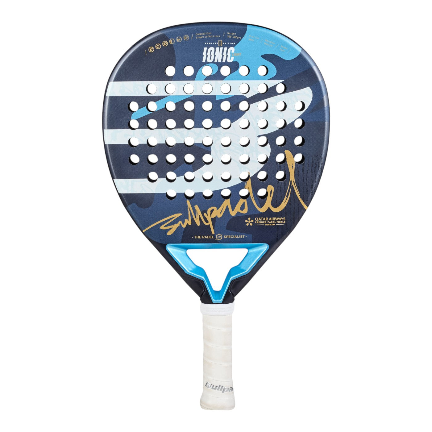 Pala de pádel BULLPADEL IONIC Light Final Tour 2024 